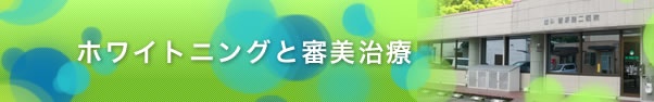 ホワイトニングと審美治療